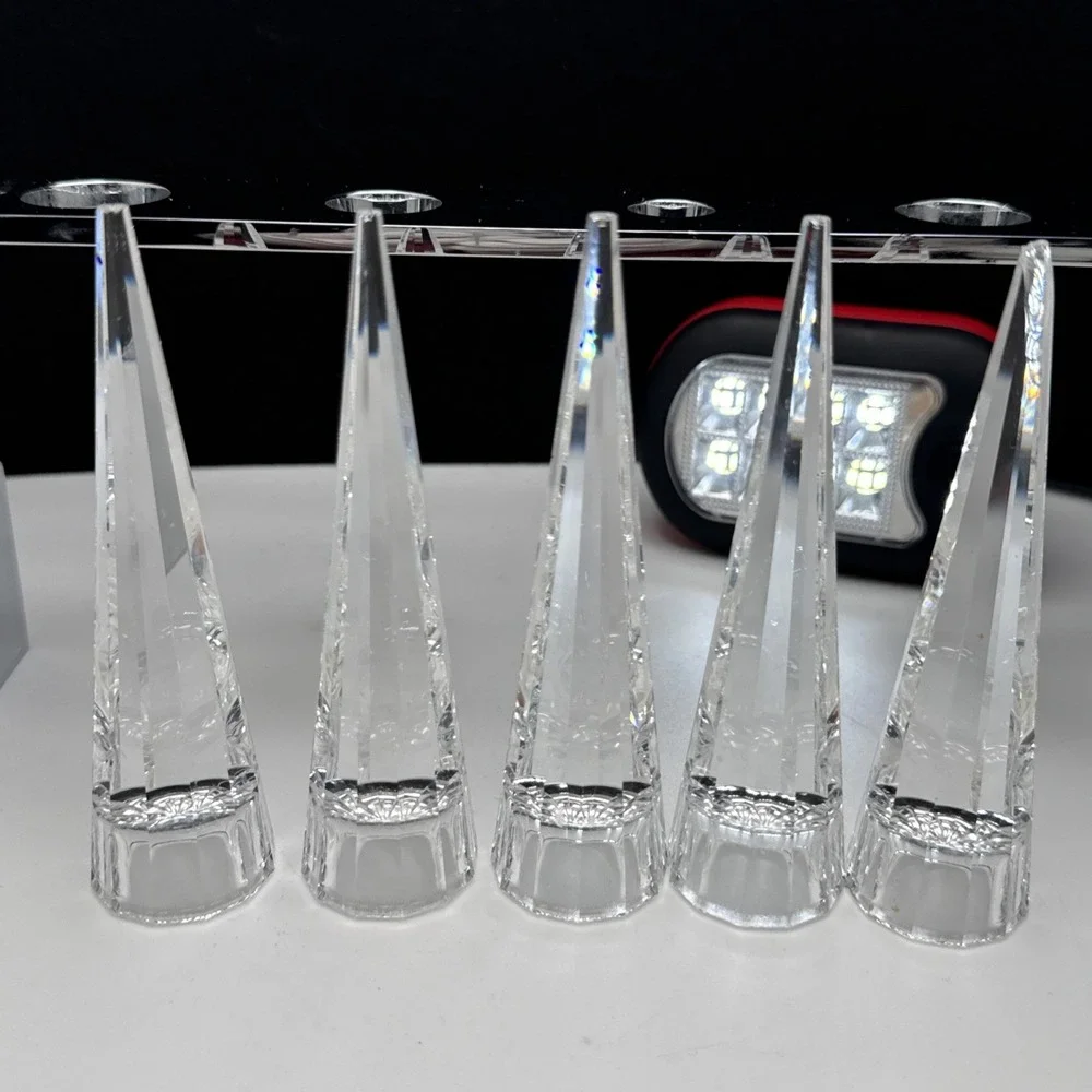 Swarovski Crystal Stalactite Candle Holder #182485 Andree Putman Design AS IS